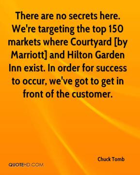 here. We're targeting the top 150 markets where Courtyard [by Marriott ...