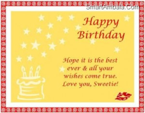 Hope Your Birthday Is Special