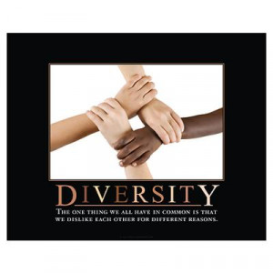 CafePress > Wall Art > Posters > Diversity Poster