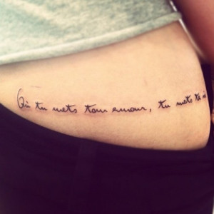 Short quote tattoos for girls10440