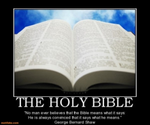 the-holy-bible-christian-bible-life-shaw-believe-demotivational ...