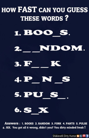 Dirty Mind Quotes Shakievelli dirty mind test. dirty mind