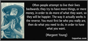 Margaret Young Quote