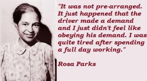 Rosa parks famous quotes 5