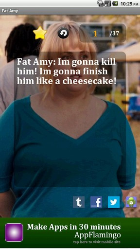 View bigger - Fat Amy Quotes for Android screenshot