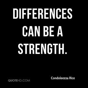 differences can be a strength.