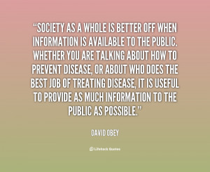 Dave Obey Quotes