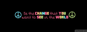 Be the Change facebook cover