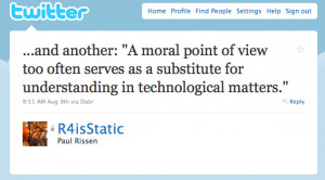 Can technology be inherently good or evil?