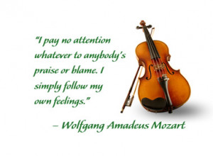 Wolfgang Amadeus Mozart Quotes