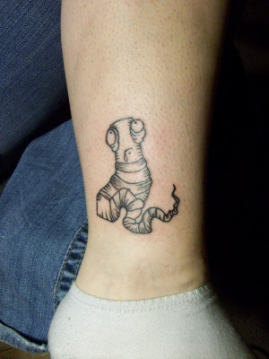 Anxiety Leech Tattoo by midnightsubmission