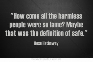 Vampire Academy Quotes | Rose Hathaway