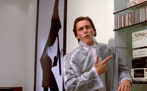 ... psycho christian bale patrick bateman 1920x816 wallpaper Art
