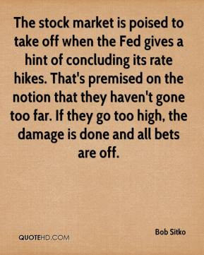- The stock market is poised to take off when the Fed gives a hint ...