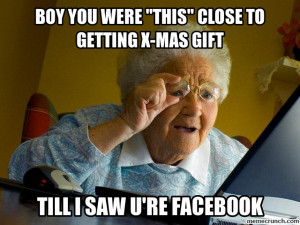 Generate a meme using Grandma Finds The Internet