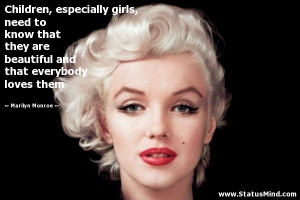 Nice Quotes For Girls Children, especially girls