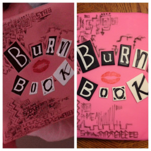Mean Girls Burn Book Birthday Cake