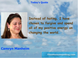 Camryn Manheim: Use your positive energy