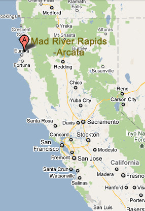 Northern California Rivers Map