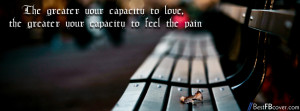 feel love & pain Facebook cover