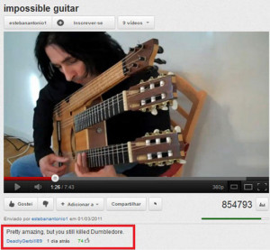 funny youtube comments kill dumbledore snape