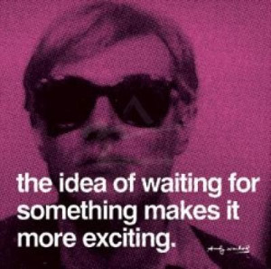 Andy Warhol on pause.