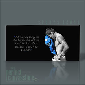 about TIM CAHILL EVERTON LEGEND GIANT ICONIC CANVAS POP ART & QUOTE ...
