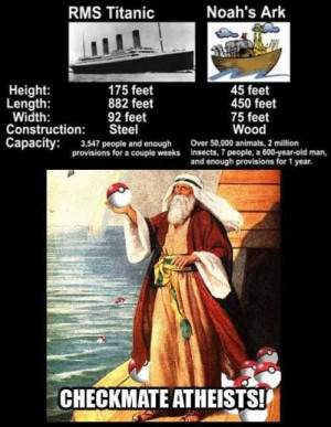 RMS Titanic vs Noah's Ark