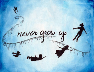 Peter Pan Quotes Tumblr Peter pan- never grow up by