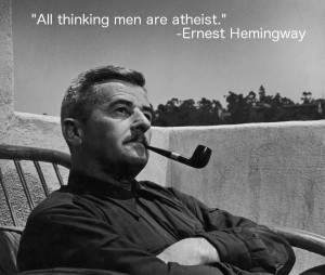Ernest Hemingway. ( i.imgur.com )