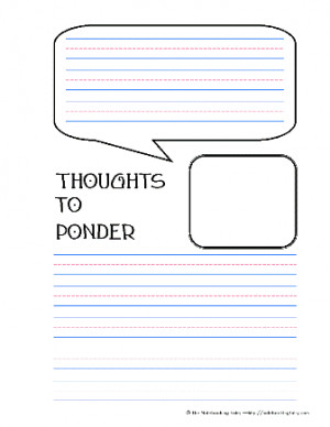 thoughts to ponder; quotations notebooking pages from notebookingfairy ...