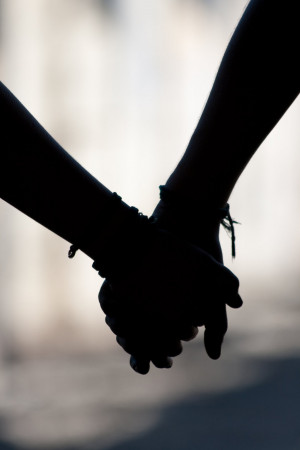 together holding hands by juganue