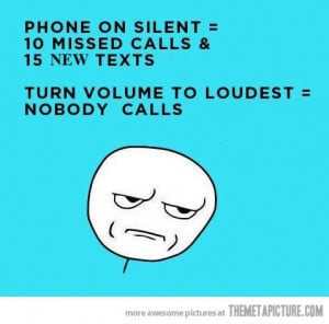 funny phone missed calls silent
