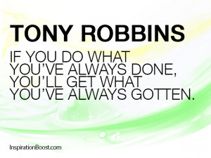 What did Tony Robbins Say?