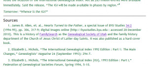 the footnotes that apply to the ancestry insider s quote