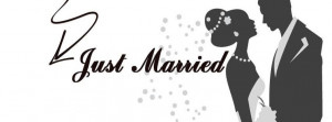 Just Married Couple Facebook Timeline Covers