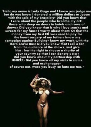 Lady Gaga #quote :3 ♥