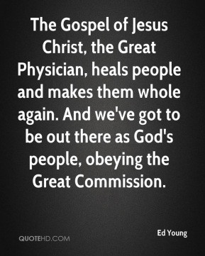 Ed Young - The Gospel of Jesus Christ, the Great Physician, heals ...