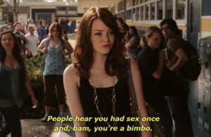 easy a, emma stone, kid cudi kayne west, quote, sex, text, typography
