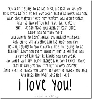 love you quotes and sayings for him myspace