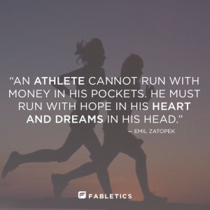 Quotes, athletes, Fabletics, Hope