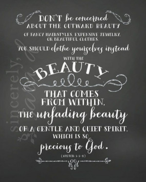 ... Peter O'Tool, Bible Verses, 3 3 4 Bible, 1 Peter 3:3-4, Beauty, Daily