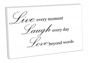 Picture-on-CANVAS-WALL-ART-Print-ready-to-hang-quote-LIVE-LAUGH-LOVE