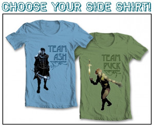 Team Ash and Puck shirts!