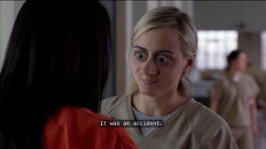 ... new Black Alex Vause Piper Chapman oitnb season 3 you're going to hell