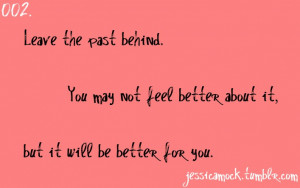 quotes on leaving the past behind