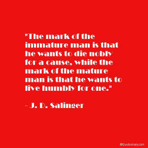 Salinger #quote about men