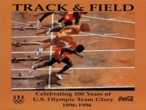 Track & Field Celebrating 100 Years U.S. Olympic Team Poster
