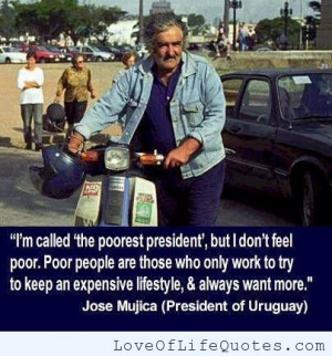 Uruguay President Jose Mujica on being poor
