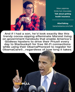 ... hipster ad obama wear pajamas hot chocolate #gettalking sad hill news